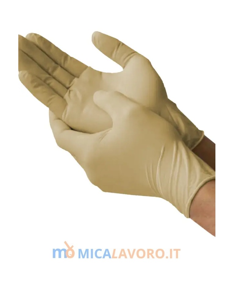 100 PZ – Guanti in lattice Medicali