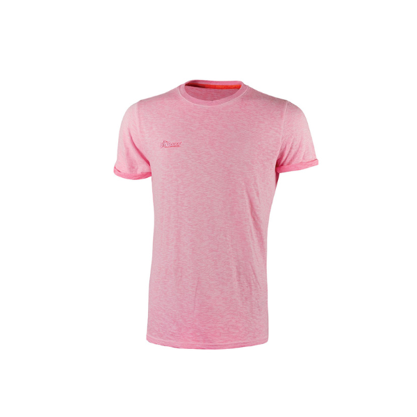T-Shirt da lavoro Rosa Fluo | U-Power