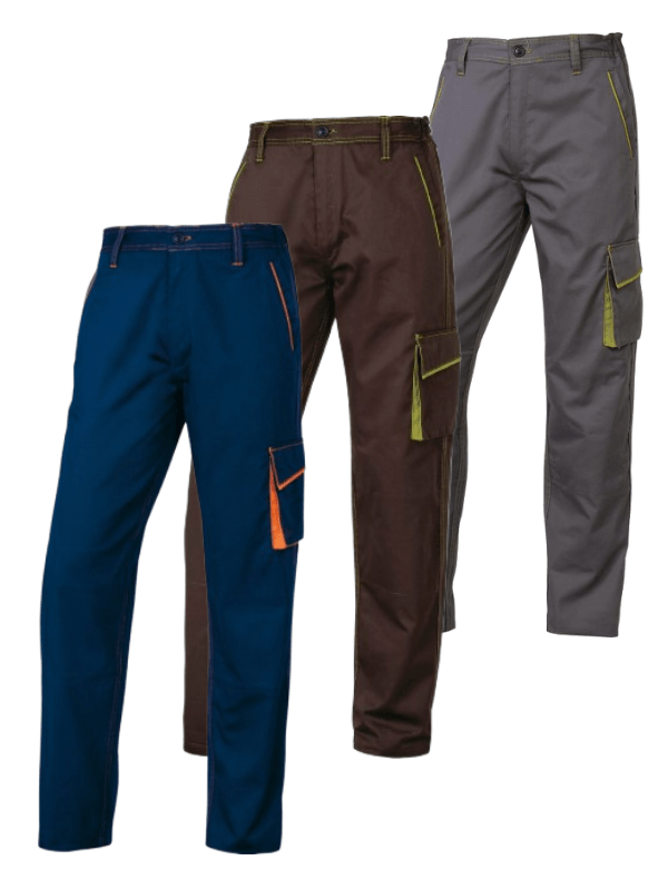 Pantaloni da Lavoro Uomo mutlitasche elasti| Deltaplus